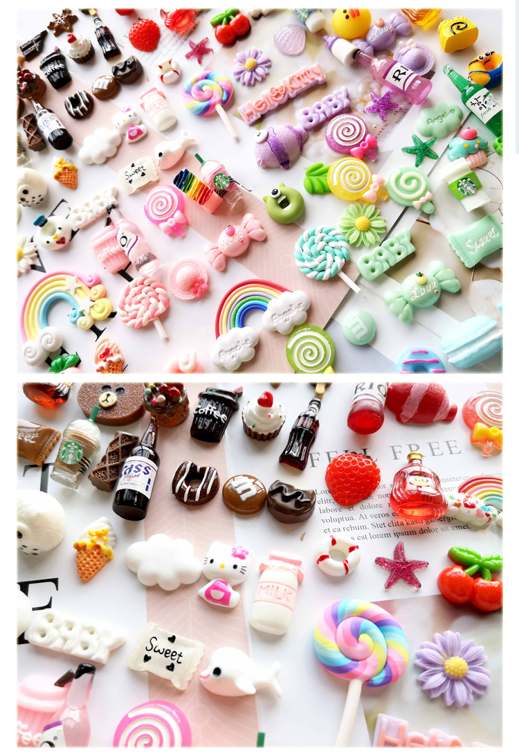 奶油胶diy套装手机壳diy材料仿真奶油胶发卡夹diy手机壳材料包套装