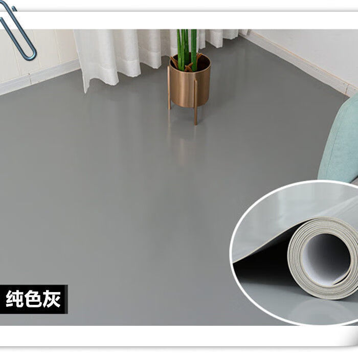 京弗商用医院地板革加厚耐磨防水厨房水泥地胶地板pvc家用地板贴纸蓝