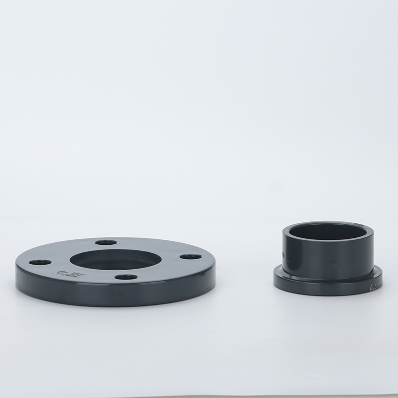 pvc活套法兰 upvc给水管化工管分体法兰耐酸碱活动塑料法兰盘pn16 dn