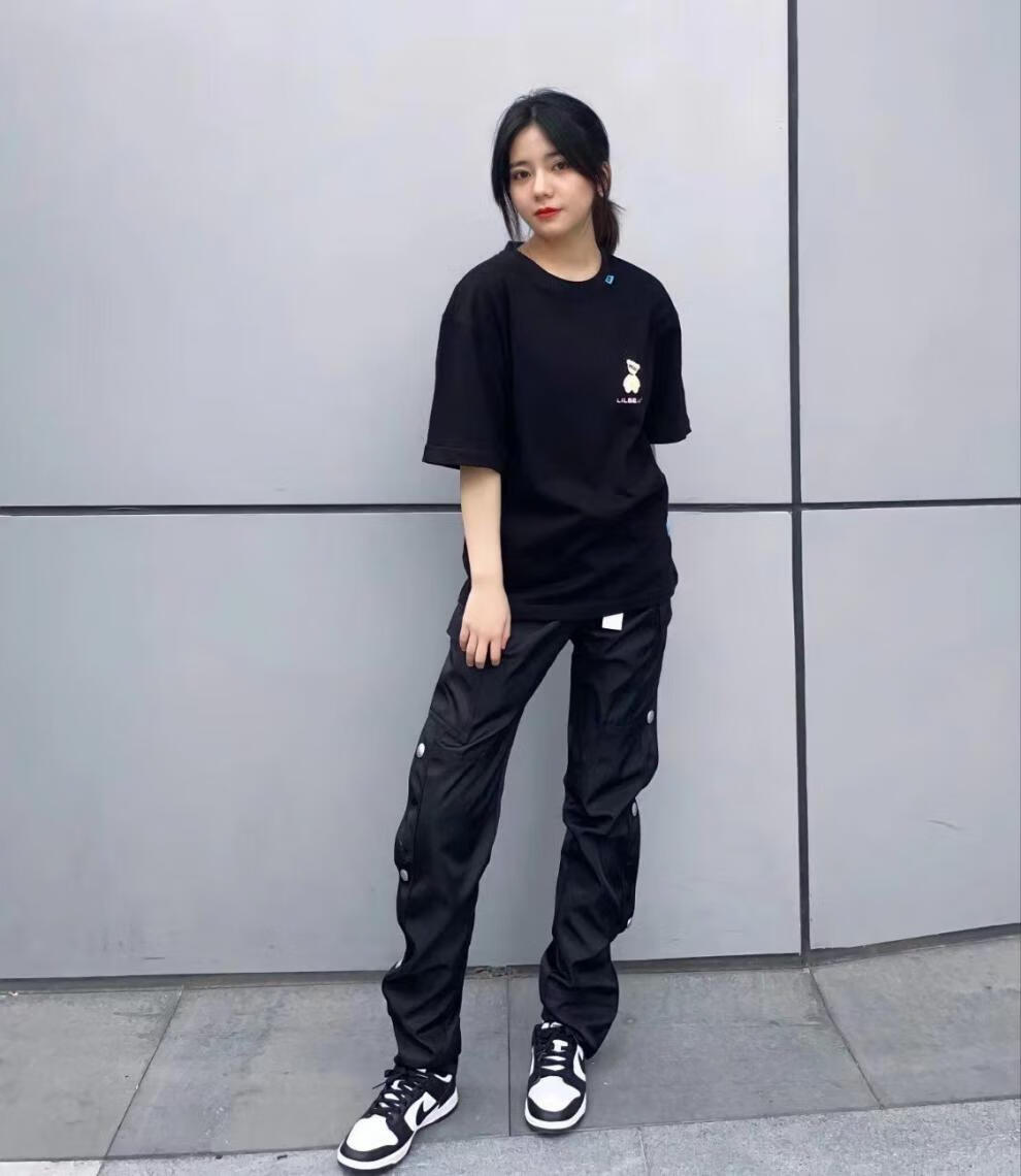 nike耐克dunk low 周雨彤同款黑白熊猫男女子低帮板鞋dd1503-101 熊猫