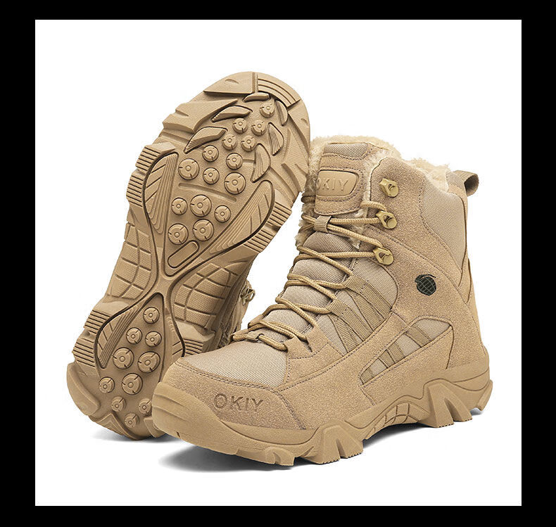 探路者(toread)21式作战靴冬季作战靴新款2022男户外沙漠加绒保暖雪地