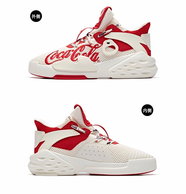 安踏可口可乐联名款男鞋 2021夏季霸道新款运动网红休闲鞋男潮流鞋子