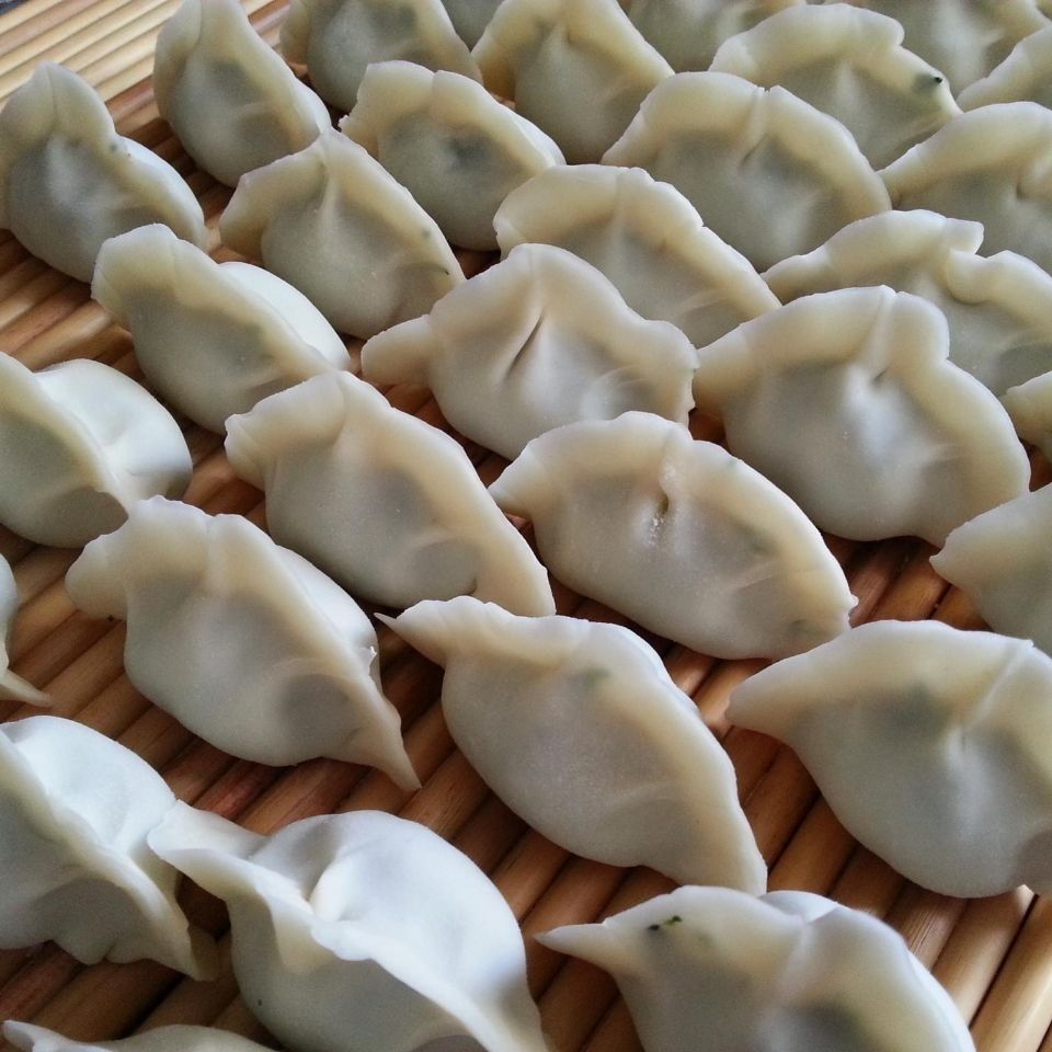 素水饺手工西葫芦鸡蛋水饺早餐水饺山东大水饺皮薄馅大西葫芦鸡蛋三盒