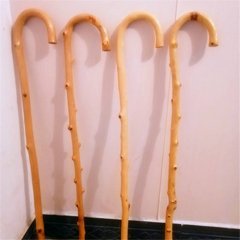 天然藤条手杖实木一体老人拐棍木制轻便防滑老年人复古实木拐杖棍