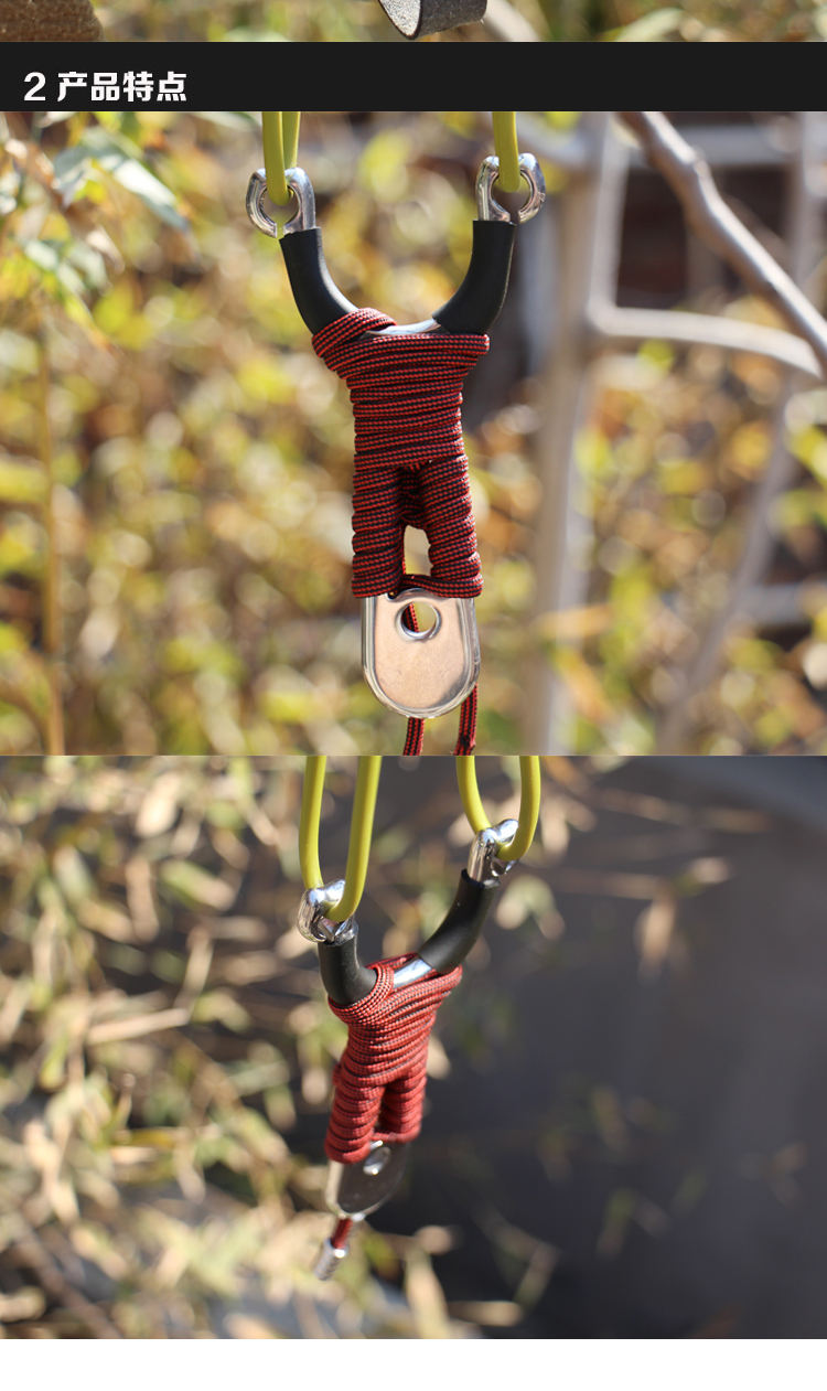 一把抓传统弹弓304不锈钢小s传统环形定位弹弓户外弹弓子精准传统弹弓