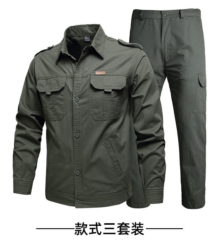 酷士凡 21式作业服夏季薄款正宗迷彩服男装工作服劳保服套装电焊防烫