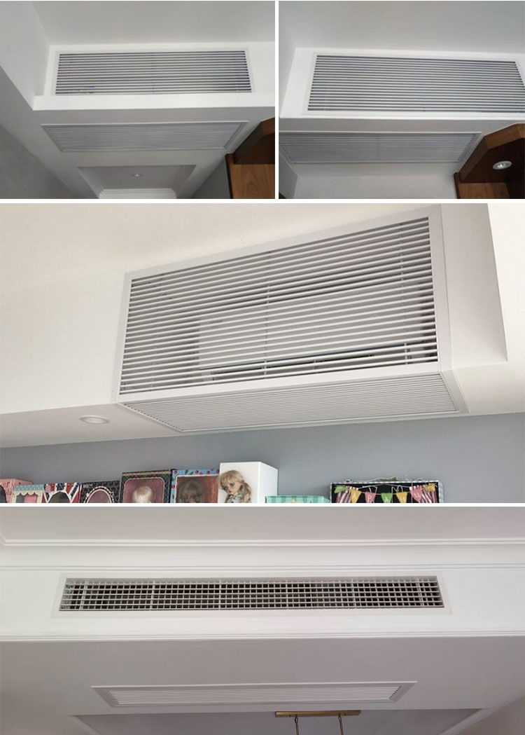 铝合金百叶窗通风口空调出风口外墙排风罩固定防雨百叶风口定制 固定