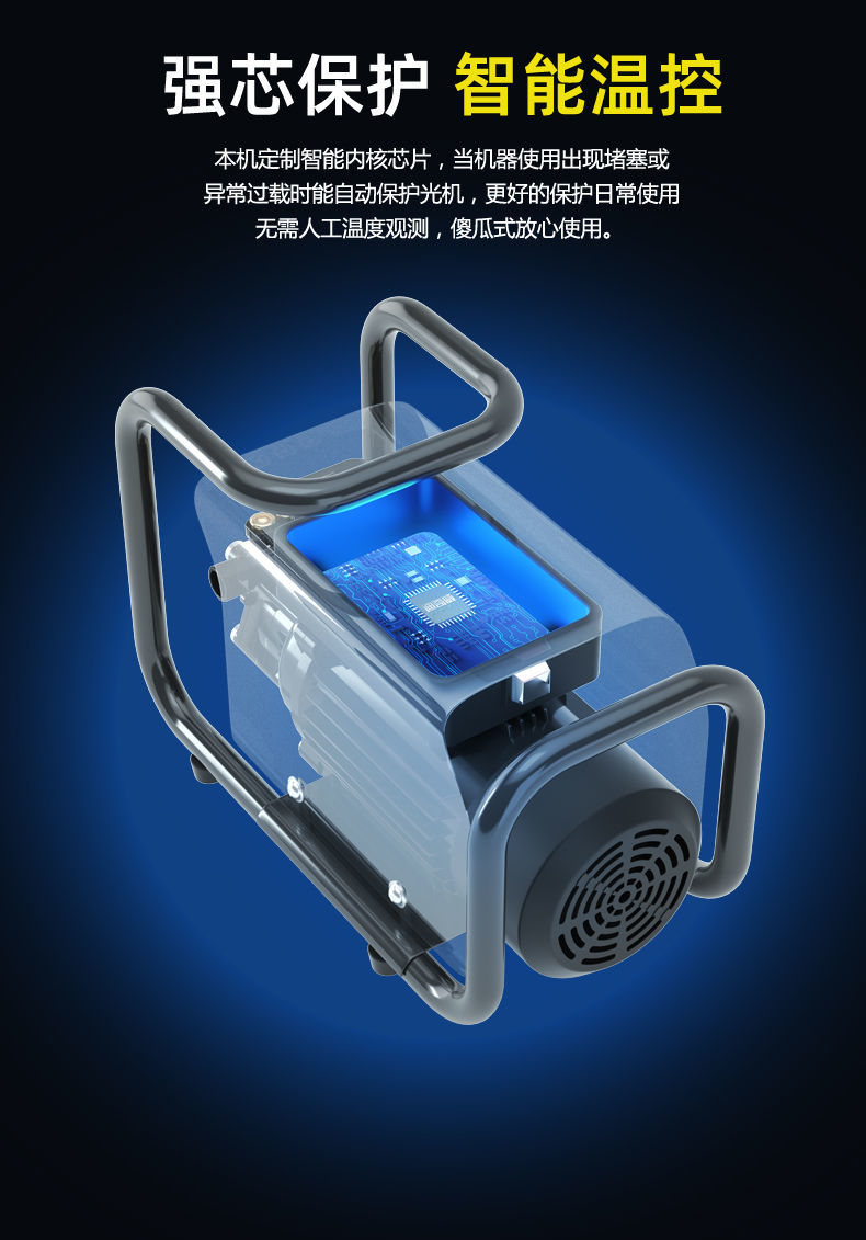 高压洗车机家用220v强力纯铜全自动小型便携式水枪水泵清洗神器