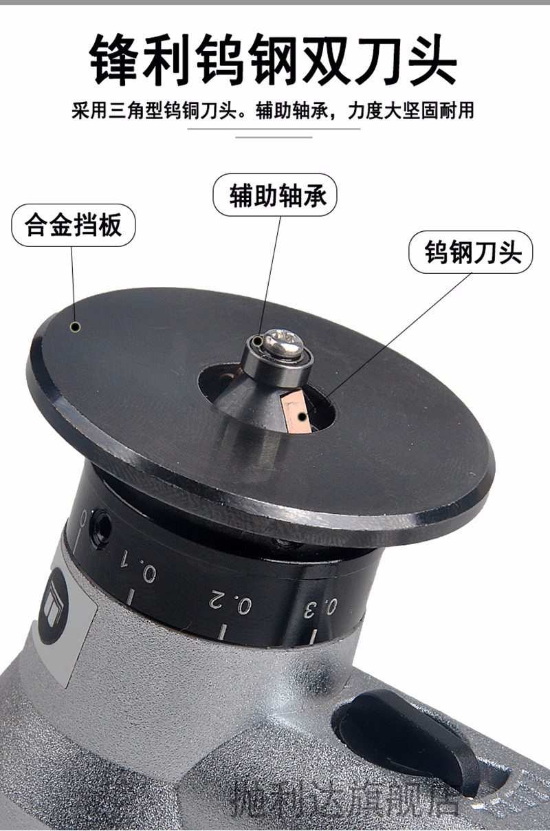 迷你气动倒角机小型手提式45度金属修边机亚克力pc板倒角神器毛刺