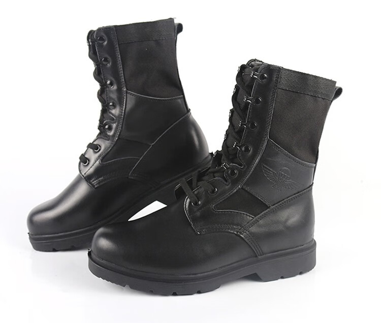 超轻透气06伞兵飞行作战靴男高帮真皮空降战术靴子冬季羊毛品质定制款