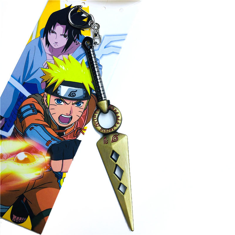 手里剑暗器金属道具火影忍者飞镖武气模型鸣人佐助旋转未开刃盒装苦无