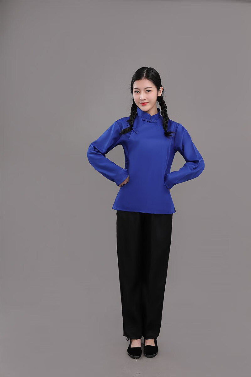 80年代衣服男女装506070老土衣服怀旧服装知青下乡村姑农民工人演出服