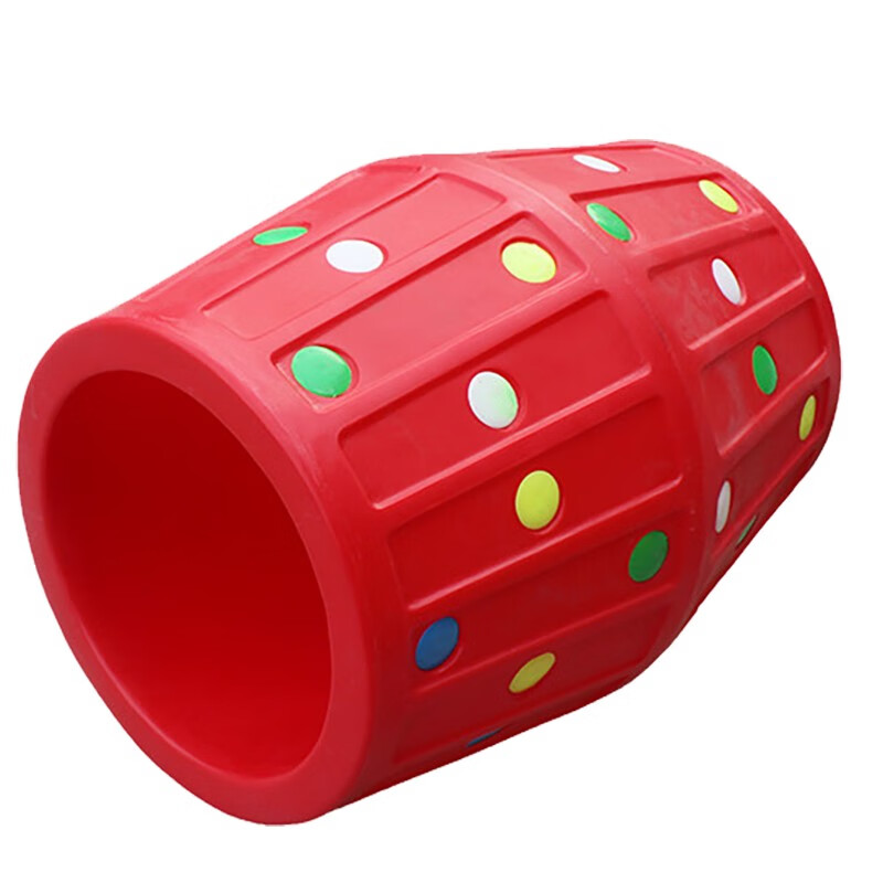 感统训练器材彩色大滚筒幼儿园游乐玩具感统训练彩色钻洞大滚桶 绿色