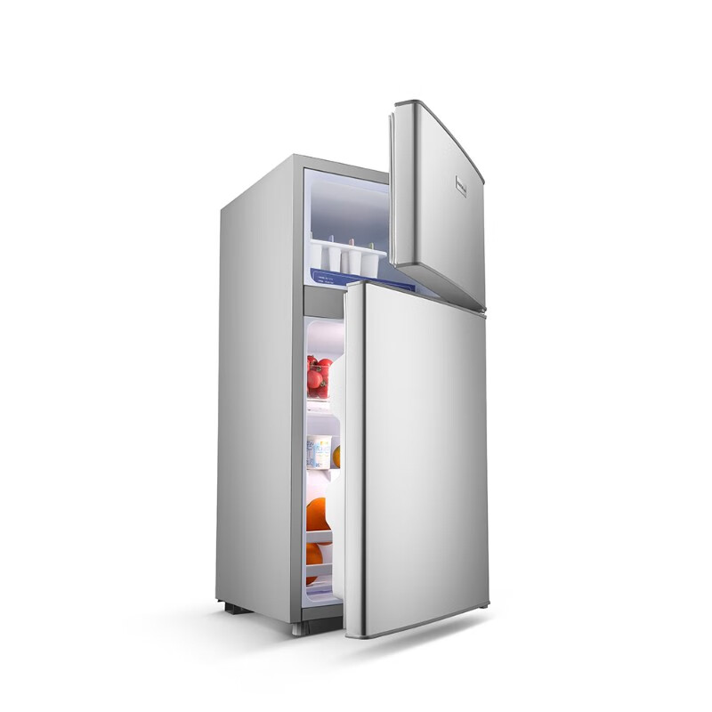 康佳(konka)一级节能冰箱小型家用双开门冷藏冷冻迷你宿舍租房办公室