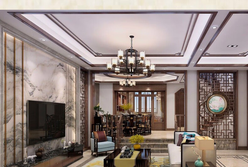 新中式实木吊顶线条电视背景墙装饰线条平板条阴角顶角线雕花腰线定制