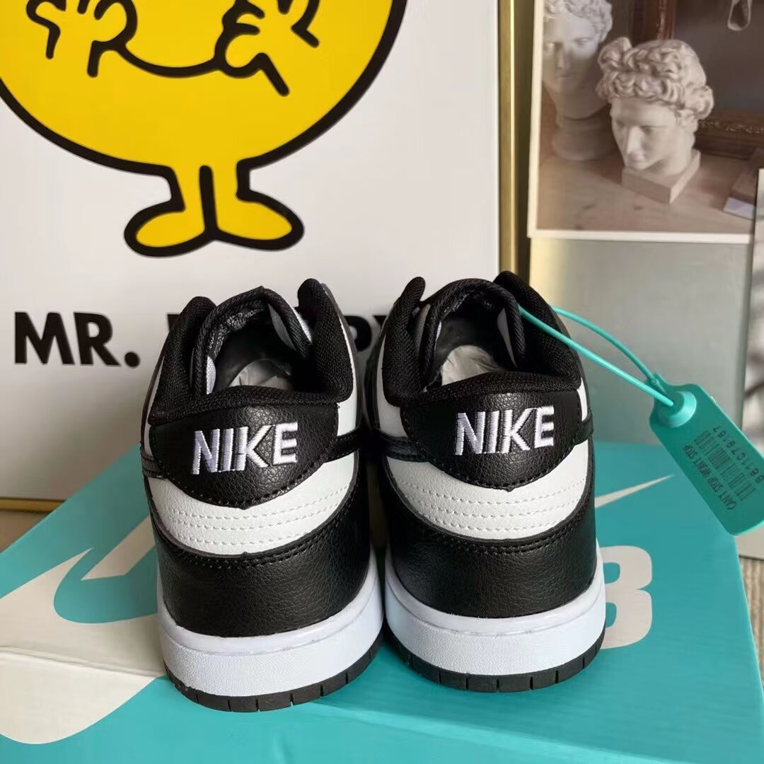 【旗舰官方店】aj男女款duck黑白熊猫低帮奥休闲滑板鞋运动鞋 黑色 39