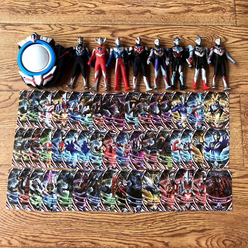 欧布奥特曼卡片收纳盒圆环变身器 奥特融合卡盒 男孩玩具卡牌全套男生