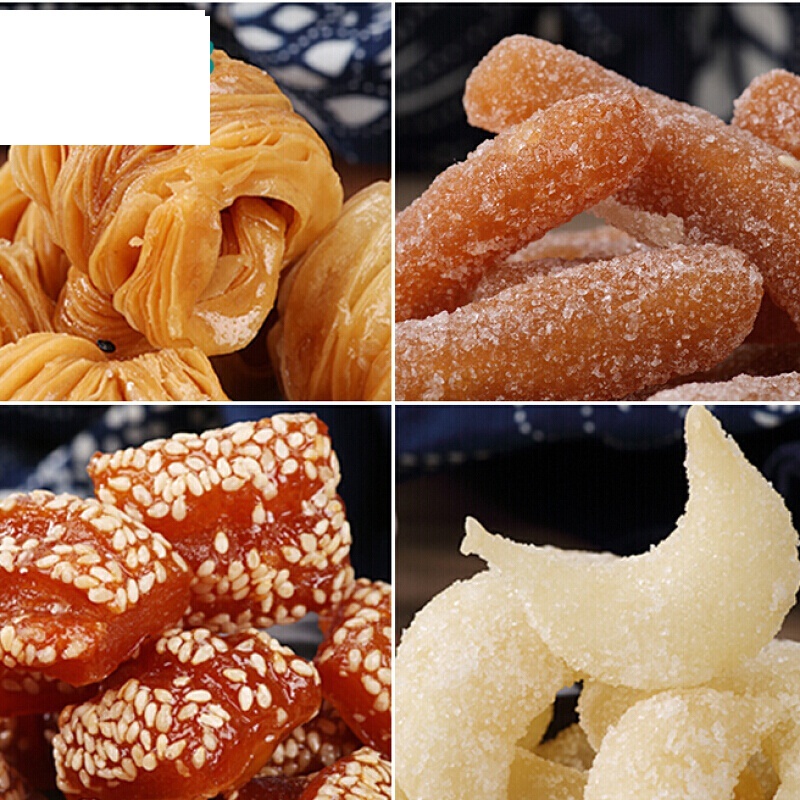 蜜三刀河南果子老式山东特产青州密食传统糕点三刀羊角蜜组合装500g1