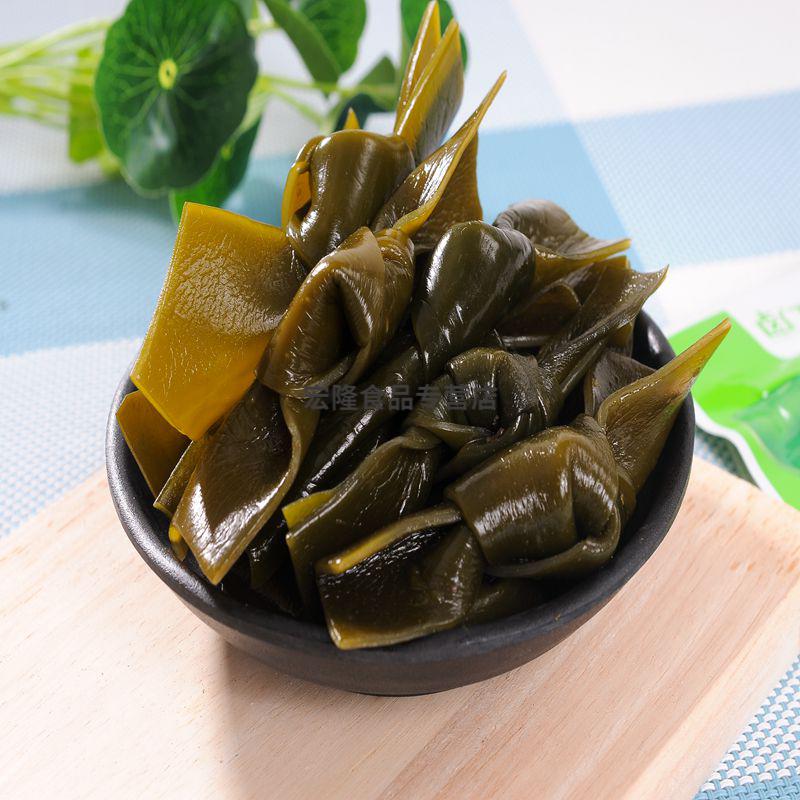 卤门家族海带结海带扣黑鸭味香辣味下饭菜湖南特产即食零食小吃香辣味