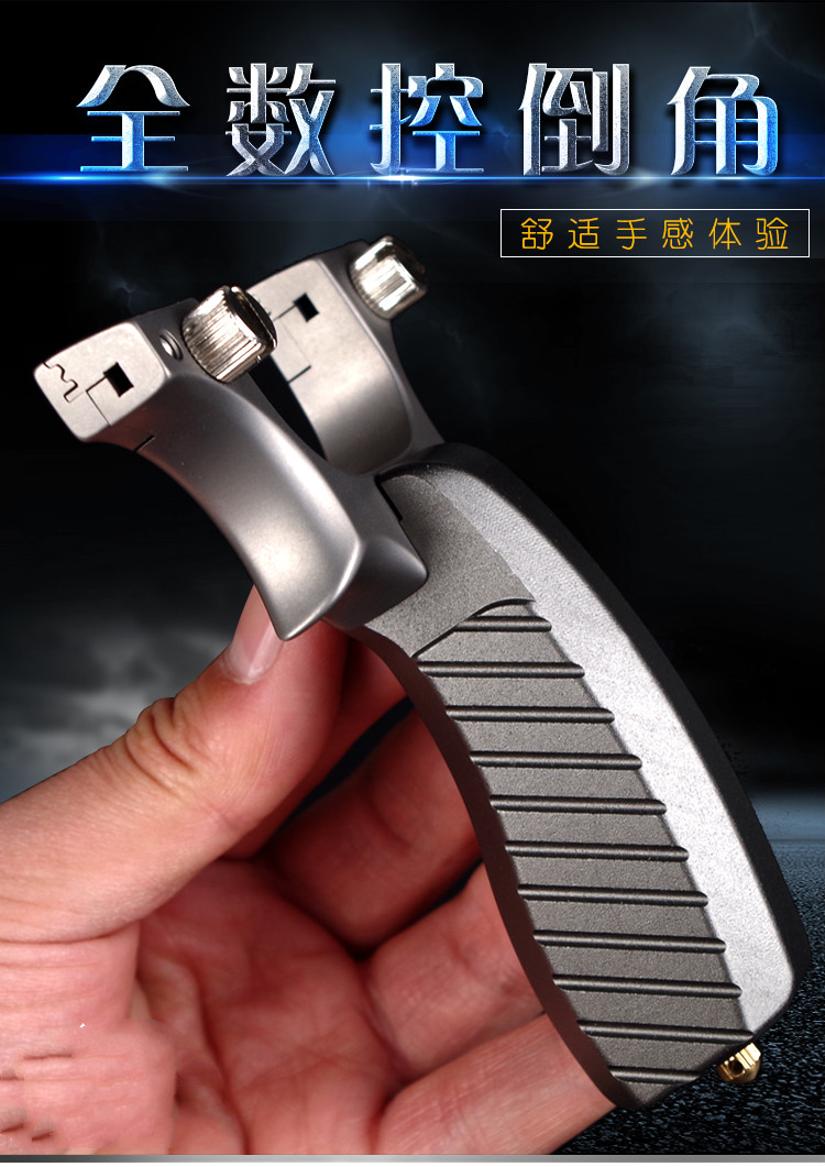 高端钛合金21钛合金扁皮弹弓高精度惊雷快压弓阿拉善石蓝奇策户外惊魂