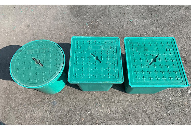 复合窨井盖弱电井一体式穿线井通信路灯强电成品手孔井防盗沙井盖 500