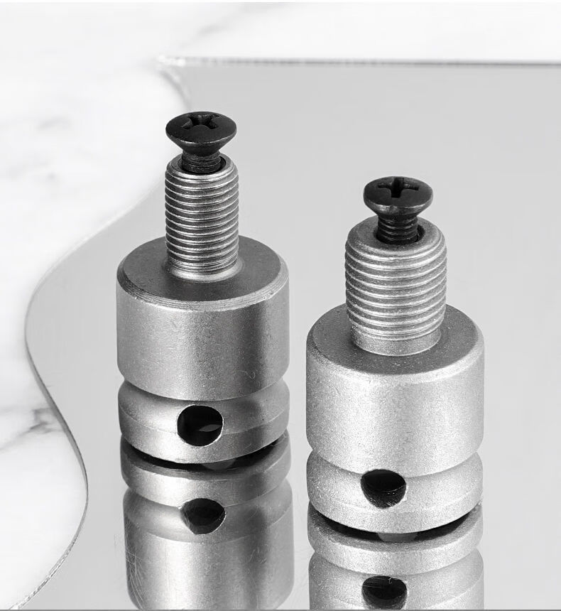 电锤转换夹头配件气动电钻头接头方柄圆柄六角柄电动扳手转换接杆方柄