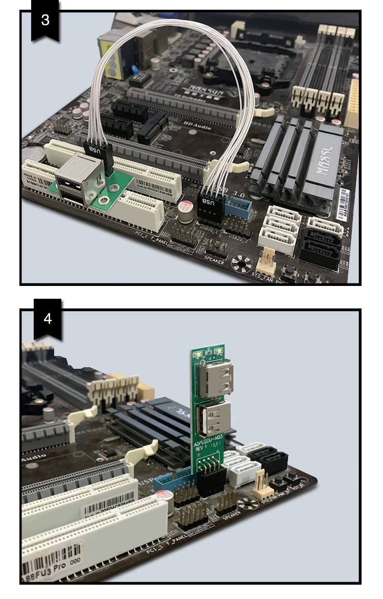 0扩展板9针usb主板内置usb接口加装蓝牙无线网卡加密狗 5号双口【图片
