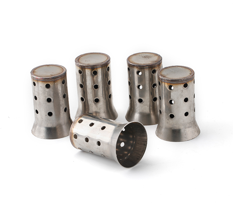 新款摩托车改装排气管消音器六角可调消声塞炮筒静音回压芯通用j款