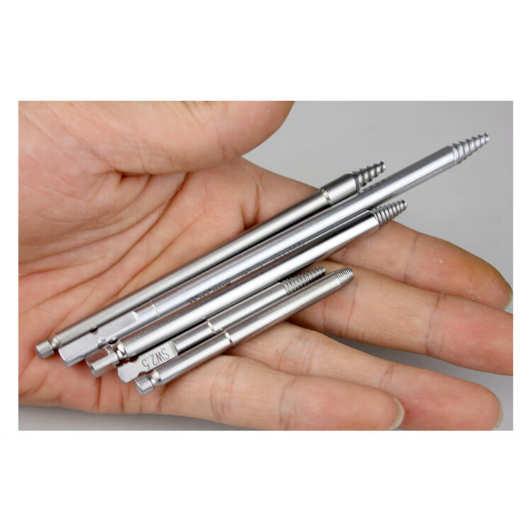 骨科手术器械 医用 骨钉起子 打滑取出器 滑钉提取 梅花 内六角 锥形