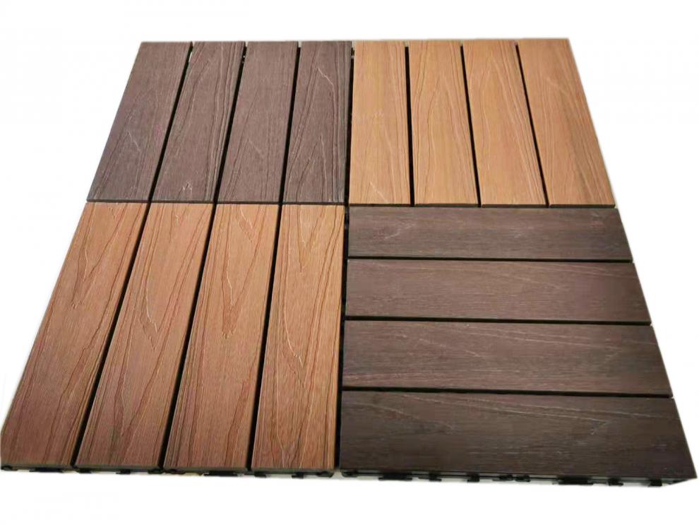 塑木共挤地板3d在线压花龙纹木木纹长条木塑户外阳台花园露台腐 一代