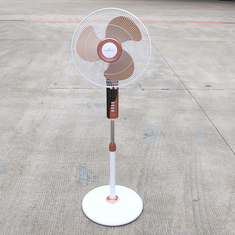 冠凌电风扇立式家用静音16寸18寸大风量铁叶遥控款纯铜电机落地扇18寸