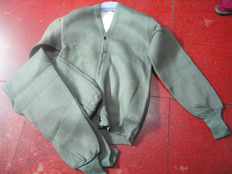 87老式军迷服装军绒衣绒裤套装加厚老式衣中老年户外煤矿保暖棉衣秋衣