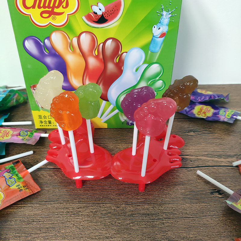 珍宝珠奇胜大脚丫子棒棒糖丫丫棒60支装540g【】 30支(半盒散装)