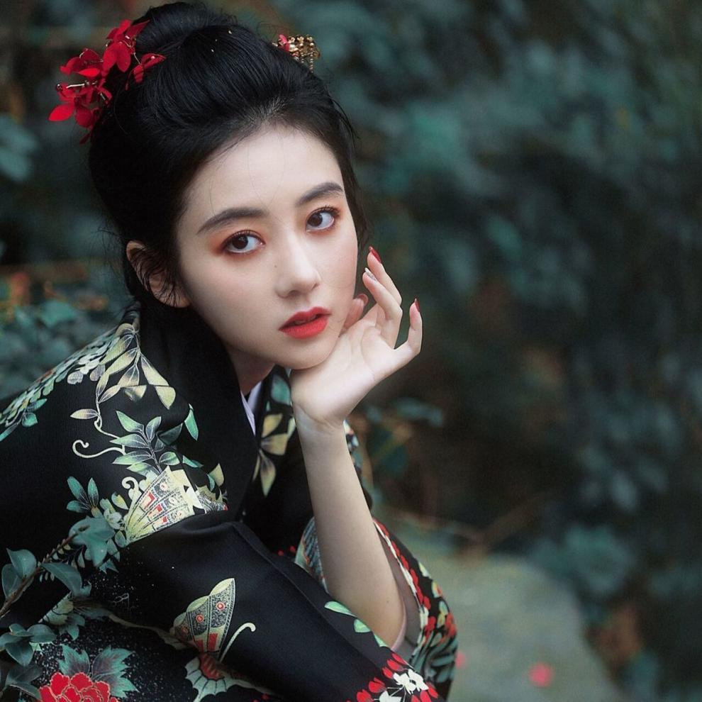 和服女正装和服女正装传统服装神明少女日本和服清新摄影复古小振袖