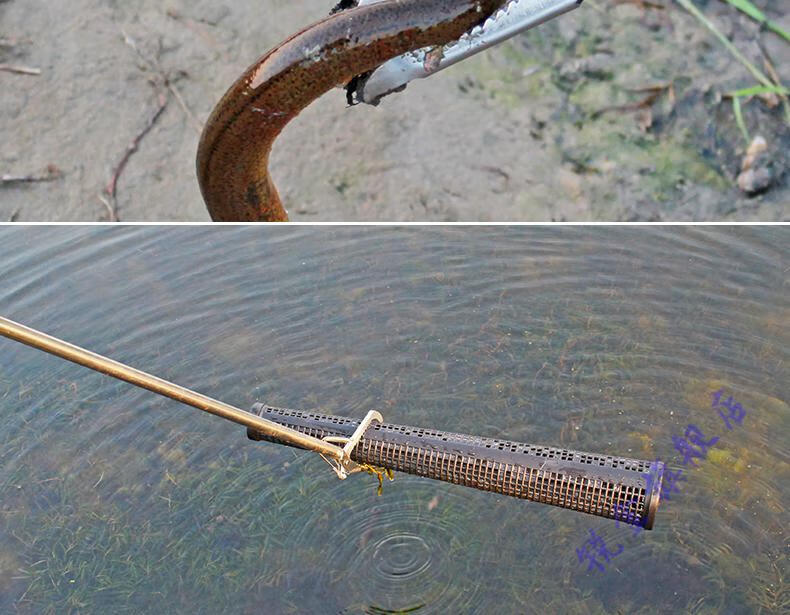 夹子不锈钢黄鳝夹子加长防滑工具捕鳝鱼夹抓泥鳅神器钳龙虾螃蟹的钳子