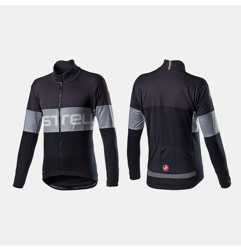 蝎子castelli男秋冬防风保暖加厚植绒保暖骑行服长袖外套4520504 034