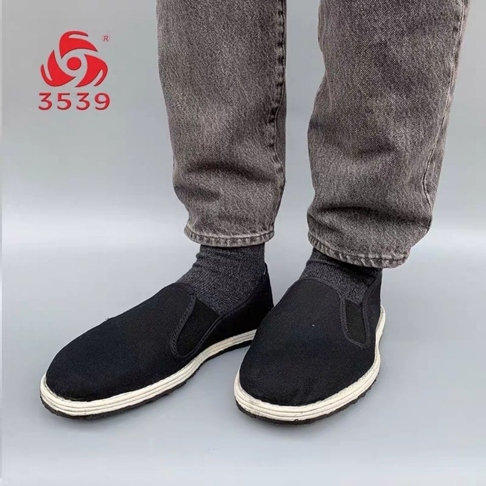 盖聂解放鞋3539夏季中老年男士千层底布鞋帆布际华3539布鞋34