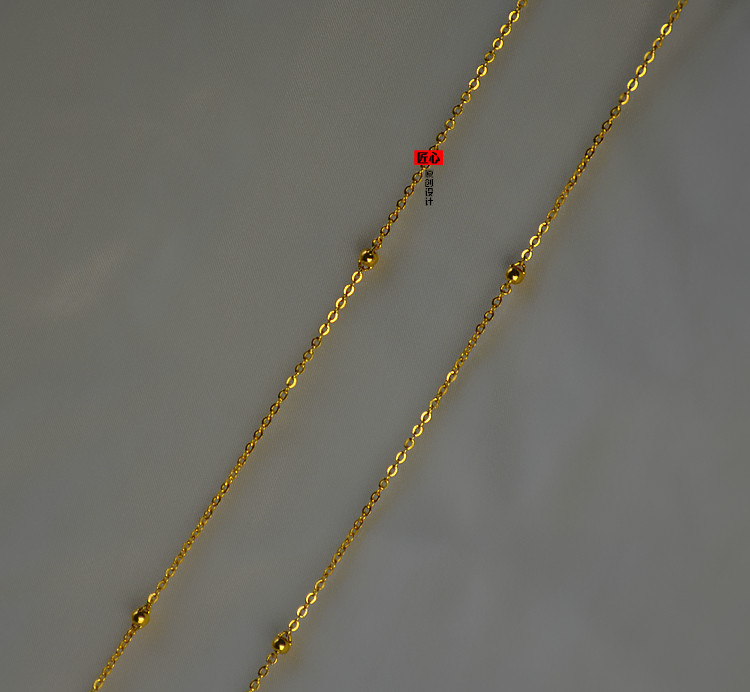 荟幽兰 黄金腰链999足金纯金气质性感腰带礼物七夕情人节礼物 18k金pt