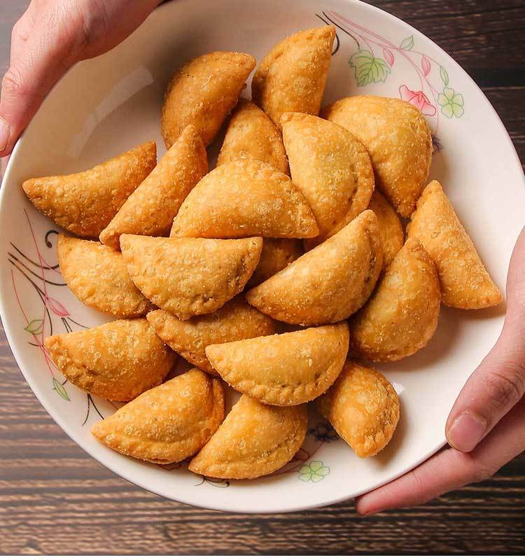 潮州小吃广东潮汕美食特产酥饺酥角芝麻油角酥传统特色糕点零食 酥饺