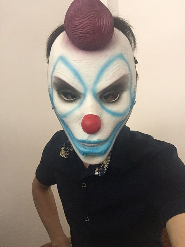 面具v字收货日payday2狐狸万圣节动漫白头套v字diy游戏面具白色