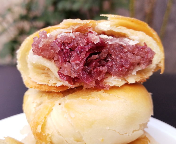 菏泽特产牡丹鲜花饼牡丹糕酥皮饼玫瑰鲜花饼传统糕点1000礼盒装 牡丹