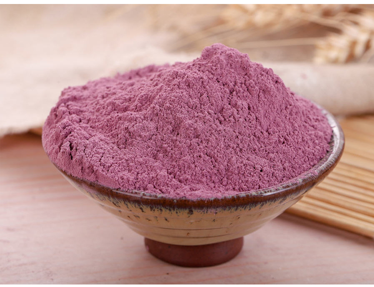 紫薯粉紫薯面蒸馒头家用面粉600g石磨工艺