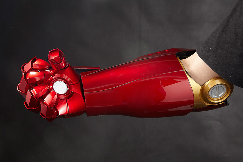 kb11可穿戴mk7钢铁侠机械手套手臂手掌动漫周边电动新年玩具昂沐mk7右