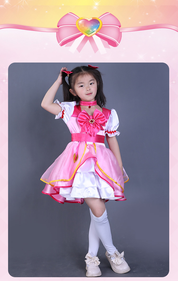 小玲魔法世界2的衣服儿童cos服小魔仙2小伶欧若拉公主变身裙子儿童