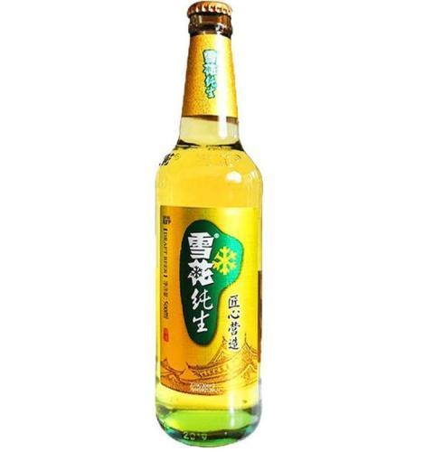 雪花纯生瓶装 8度500ml*5瓶 雪花啤酒匠心营造snow 地方特产纯生沈阳