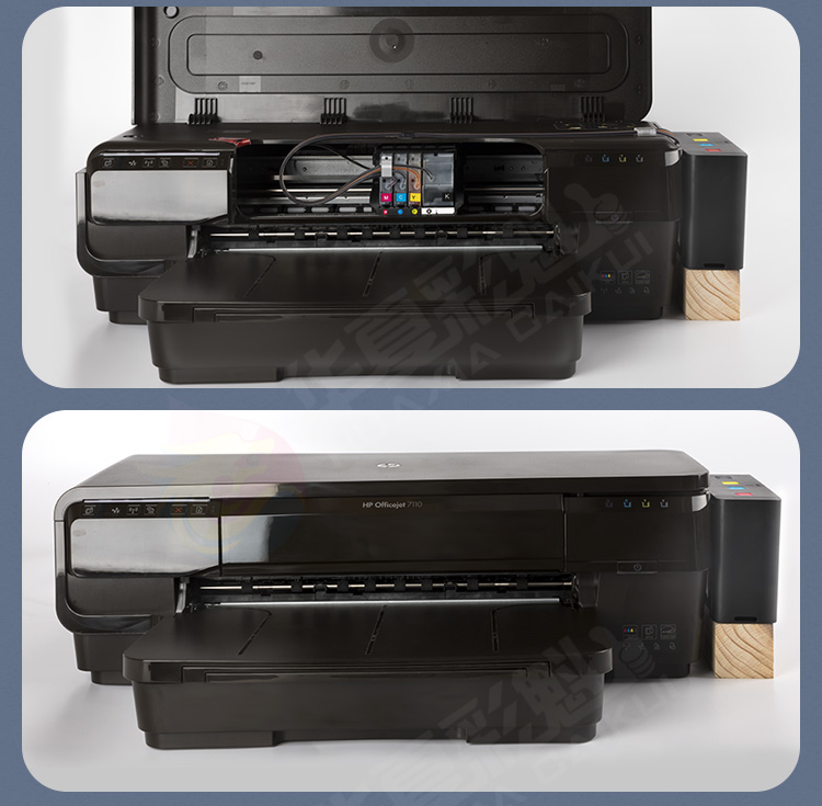 惠普墨盒连供hp7110 7610 7612 hp 6600 8100墨盒连供打印机连 惠普