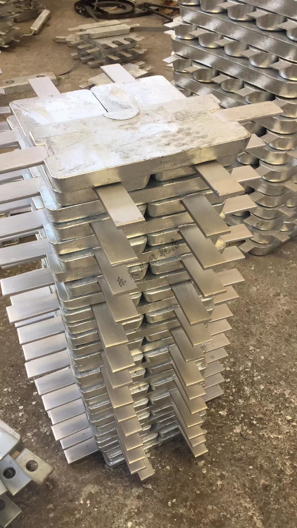 船用锌板锌块船用防腐锌块牺牲阳极防腐海水用锌合金块纯锌块特殊规格