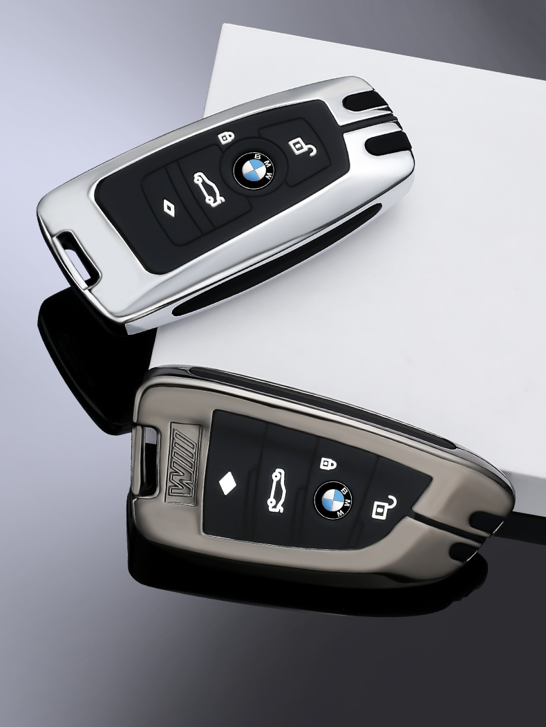 宝马5系钥匙套3系新款x3x5壳1系创意7系个性x6男x7包扣时尚女宝马方形