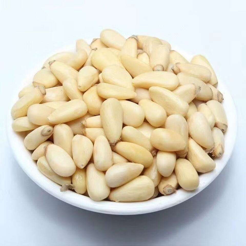 【严选】俄罗斯雪松仁 新货500克原味生松子仁新剥皮松子仁坚果零食