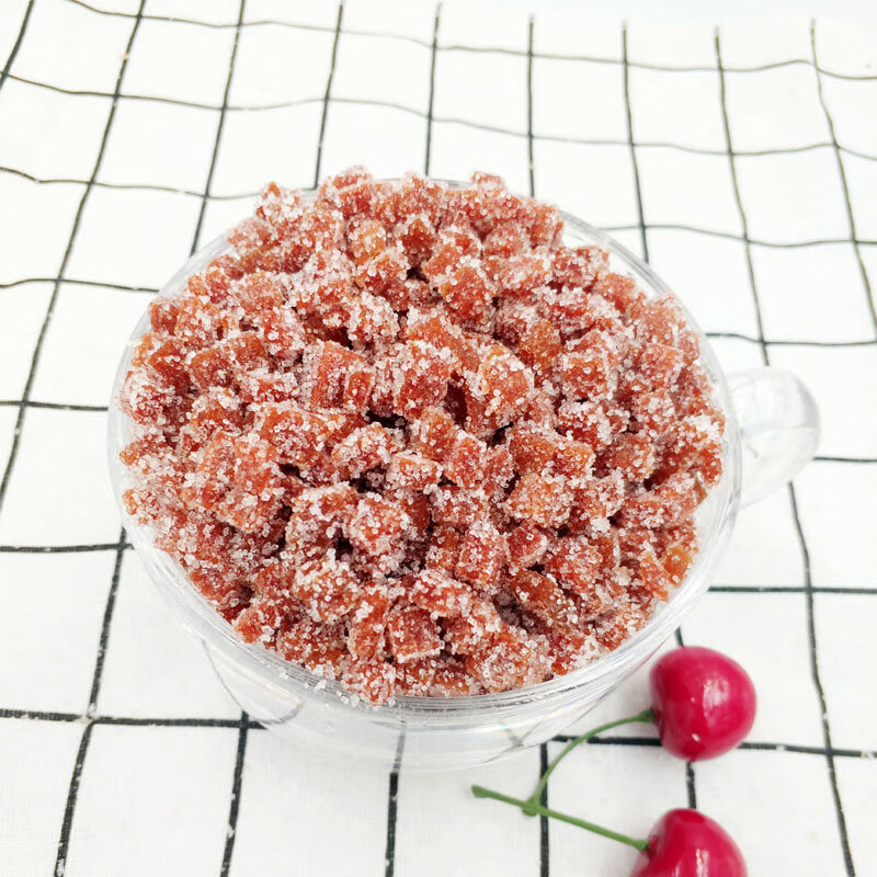 山楂丁山楂粒丁碎山楂粒片炒酸奶原料月饼料冰粉专用散装5斤装k 带糖